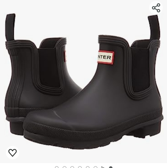 Hunter original ladies Chelsea rain boots - Picture 2 of 8